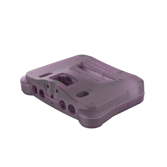 Hyperkin RepairBox カスタムカラー外装シェル パープル｜N64™本体用交換ケースキット｜レトロゲーム機の修理・カスタマイズに最適｜ネジ・イジェクトパーツ付きフルセット【全3色】