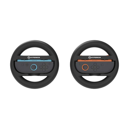 Hyperkin レーシングホイールセット（2個入り） Nintendo Switch 2 Joy-Con専用 アクセサリー ブラック｜操作性向上・ドリフト対応・レースゲーム向けハンドル型グリップ