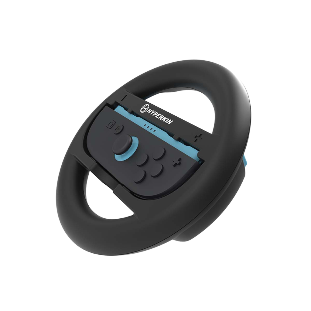 Hyperkin レーシングホイールセット（2個入り） Nintendo Switch 2 Joy-Con専用 アクセサリー ブラック｜操作性向上・ドリフト対応・レースゲーム向けハンドル型グリップ