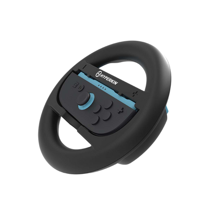 Hyperkin レーシングホイールセット（2個入り） Nintendo Switch 2 Joy-Con専用 アクセサリー ブラック｜操作性向上・ドリフト対応・レースゲーム向けハンドル型グリップ