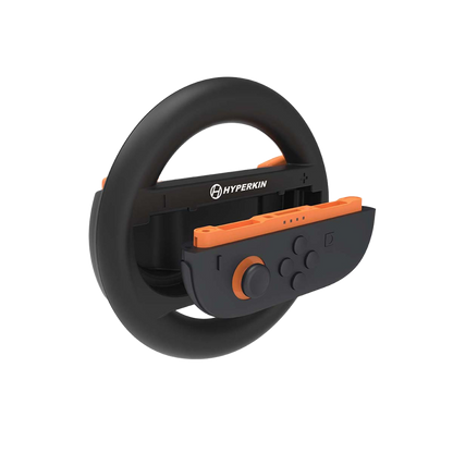 Hyperkin レーシングホイールセット（2個入り） Nintendo Switch 2 Joy-Con専用 アクセサリー ブラック｜操作性向上・ドリフト対応・レースゲーム向けハンドル型グリップ