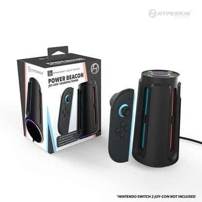 Hyperkin Power Beacon Joy-Con 充電タワー Nintendo Switch 2対応｜最大4台同時充電・LEDインジケーター付き・縦型スタンドタイプ Joy-Con専用充電ステーション