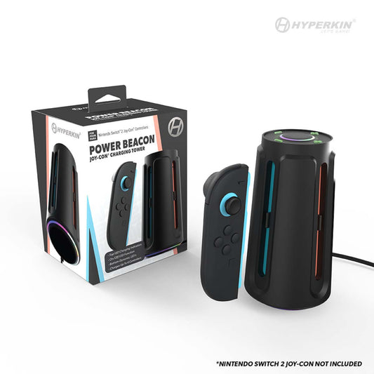 Hyperkin Power Beacon Joy-Con 充電タワー Nintendo Switch 2対応｜最大6台同時充電・LEDインジケーター付き・縦型スタンドタイプ Joy-Con専用充電ステーション