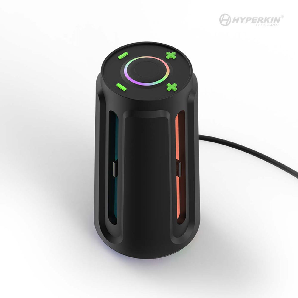 Hyperkin Power Beacon Joy-Con 充電タワー Nintendo Switch 2対応｜最大4台同時充電・LEDインジケーター付き・縦型スタンドタイプ Joy-Con専用充電ステーション