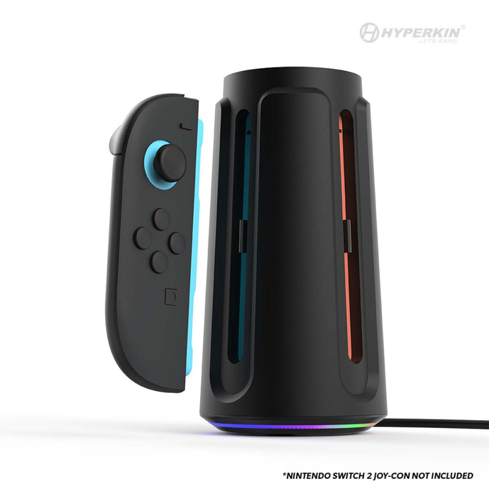 Hyperkin Power Beacon Joy-Con 充電タワー Nintendo Switch 2対応｜最大4台同時充電・LEDインジケーター付き・縦型スタンドタイプ Joy-Con専用充電ステーション