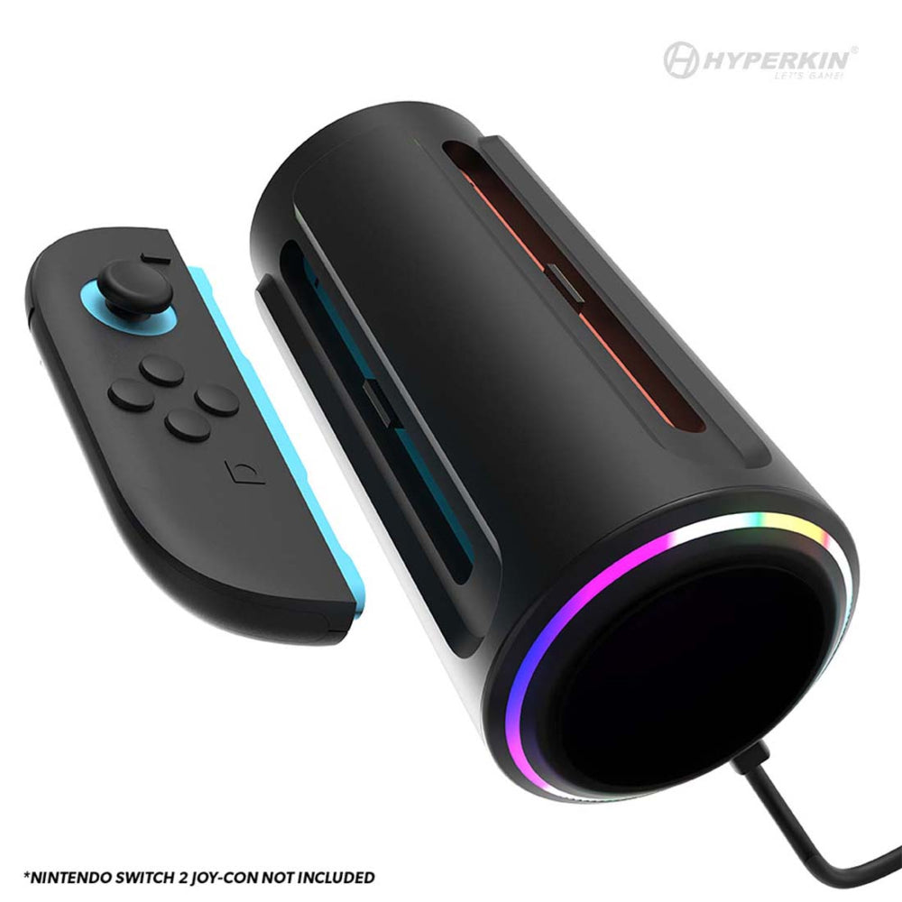 Hyperkin Power Beacon Joy-Con 充電タワー Nintendo Switch 2対応｜最大4台同時充電・LEDインジケーター付き・縦型スタンドタイプ Joy-Con専用充電ステーション