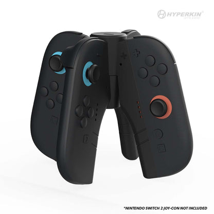 Hyperkin UltraBeam II プロジェクション機能付き Joy-Con充電グリップ Nintendo Switch 2対応｜LEDプロジェクター搭載・人間工学設計・USB-C充電対応・Joy-Con専用充電ハンドル