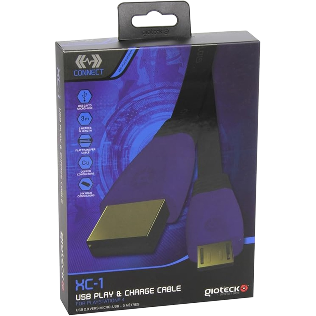 【PS4™用】USB PLAY & CHARGE CABLE