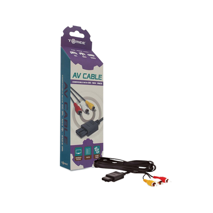 Tomee GameCube® / N64® / Super NES® AVケーブル – 懐かしの名作を高品質な映像で再び！