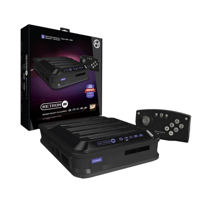 HYPERKIN RetroN 5 HDゲームコンソール　ブラック【9機種対応】｜HDMI出力対応・最大720p高画質｜セーブ機能・フィルター設定・Bluetoothコントローラー付
