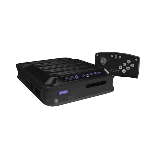 HYPERKIN RetroN 5 HDゲームコンソール　ブラック【9機種対応】｜HDMI出力対応・最大720p高画質｜セーブ機能・フィルター設定・Bluetoothコントローラー付