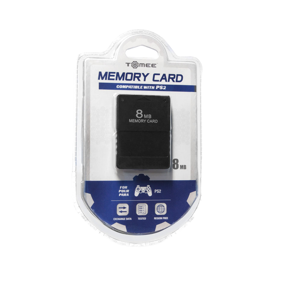 Tomee PS2®対応 8MB メモリーカード｜セーブデータ保存用｜PlayStation 2® 互換アクセサリー