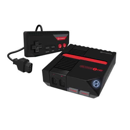 Hyperkin RetroN 1 HD ゲーミングコンソール｜NES®（NTSC/PAL）カートリッジ対応｜720p HDMI出力｜16:9/4:3切替可能｜クラシックコントローラー付属｜ブラック