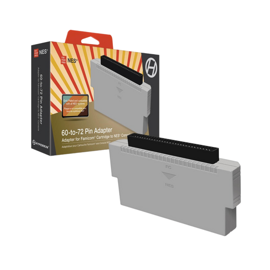 Hyperkin 60 to 72 Pin Adapter - ファミコン/NES用カートリッジ変換アダプター 日本のファミコンソフトをアメリカのNES本体で使用可能