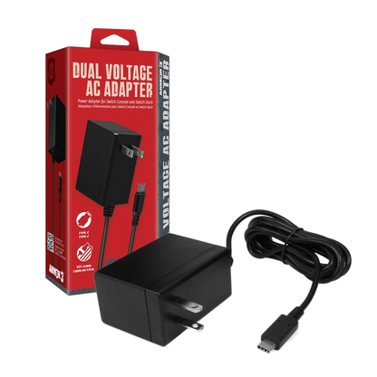 Nintendo Switch 赤 本体 ACアダプター付き Switch用 カラフルACアダプタ | Switch用 周辺機器アクセサリー | 製品