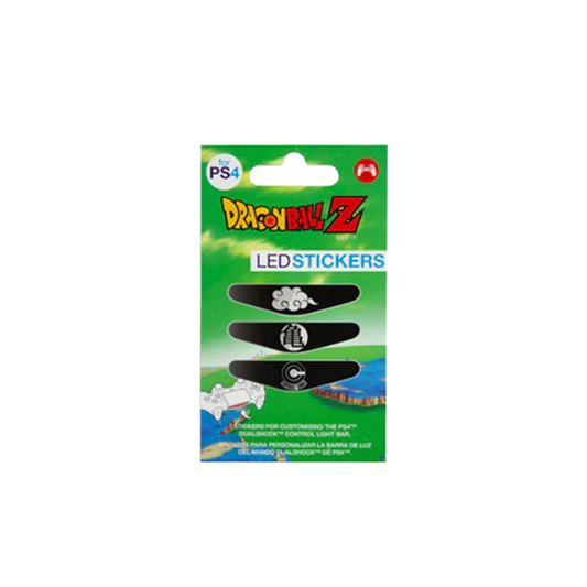 FR-TEC DUALSHOCK®4用 ドラゴンボールZ LEDステッカー 3種セット（筋斗雲・亀マーク・Capsule Corporation） ライトバーカスタム＆映り込み軽減