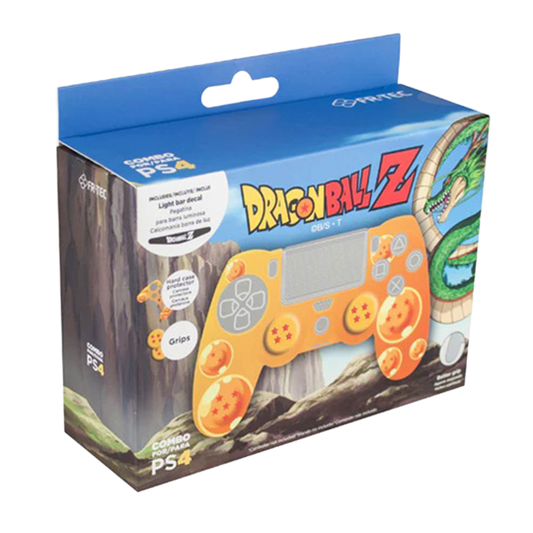 FR-TEC ドラゴンボールZ コンボパック DUALSHOCK4専用 カバー & グリップ & LEDライトステッカー3種セット