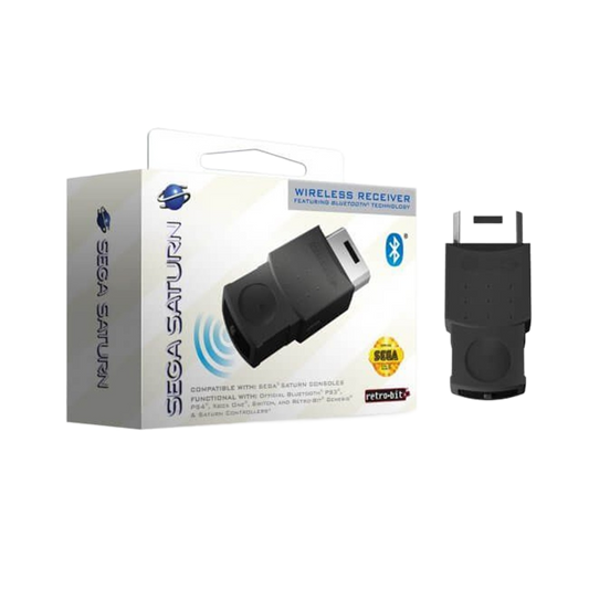 Retro-Bit Bluetooth ワイヤレスレシーバー for SEGA Saturn®｜8BitDo・Official Bluetoothコントローラー対応｜セガサターン本体で無線操作が可能に