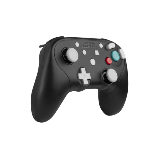 RETRO FIGHTERS BattlerGC ワイヤレスコントローラー ブラック | ゲームキューブ＆Switch対応 | 振動機能・感圧式トリガー・USBレシーバー付き | PC対応