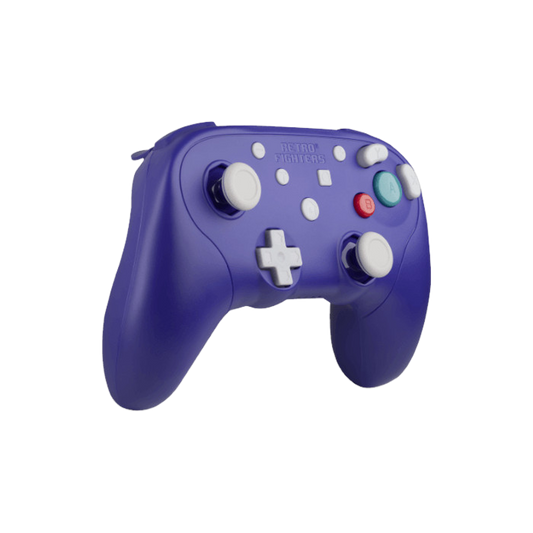 RETRO FIGHTERS BattlerGC ワイヤレスコントローラー パープル | ゲームキューブ＆Switch対応 | 振動機能・感圧式トリガー・USBレシーバー付き | PC対応