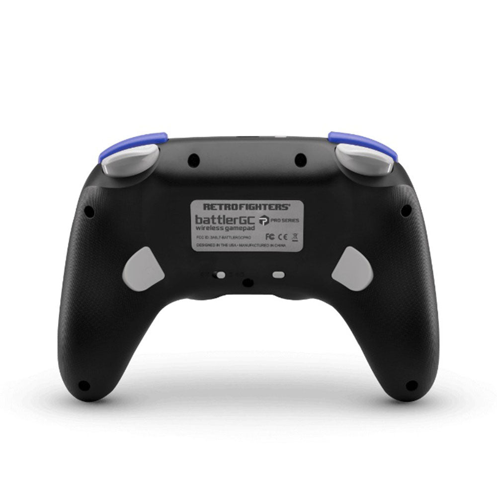 RETRO FIGHTERS BattlerGC Pro ワイヤレスコントローラー｜Nintendo GameCube®・Switch®・Wii®・PC対応｜デュアルワイヤレス（2.4GHz & Bluetooth）｜ホールエフェクトスティック & Kailh®スイッチ搭載｜パープル