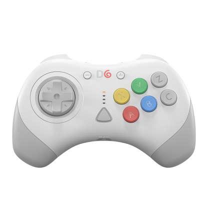 【在庫あり/発売中!】D6 Wireless Controller for Dreamcast™【ホワイト】– 究極の6ボタンワイヤレスコントローラー！次世代ワイヤレス技術 × クラシックな操作性！レトロゲーマー必見の必携アイテム！