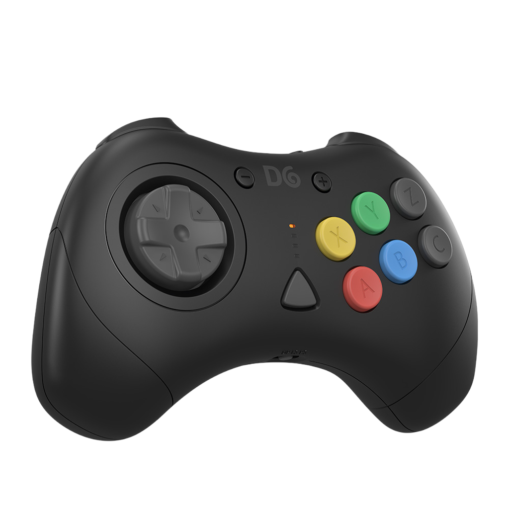 【発売中!】D6 Wireless Controller for Dreamcast™【ブラック】– 究極の6ボタンワイヤレスコントローラー！次世代ワイヤレス技術 × クラシックな操作性！レトロゲーマー必見の必携アイテム！