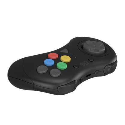 【発売中!】D6 Wireless Controller for Dreamcast™【ブラック】– 究極の6ボタンワイヤレスコントローラー！次世代ワイヤレス技術 × クラシックな操作性！レトロゲーマー必見の必携アイテム！