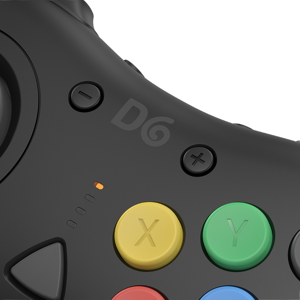 【発売中!】D6 Wireless Controller for Dreamcast™【ブラック】– 究極の6ボタンワイヤレスコントローラー！次世代ワイヤレス技術 × クラシックな操作性！レトロゲーマー必見の必携アイテム！