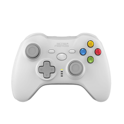 Retro Fighters Hunter 360 ワイヤレスコントローラー PC / Xbox 360 対応 ホールエフェクトセンサー搭載 2.4GHz 無線 USB-C充電 ドリフト防止 ホワイト