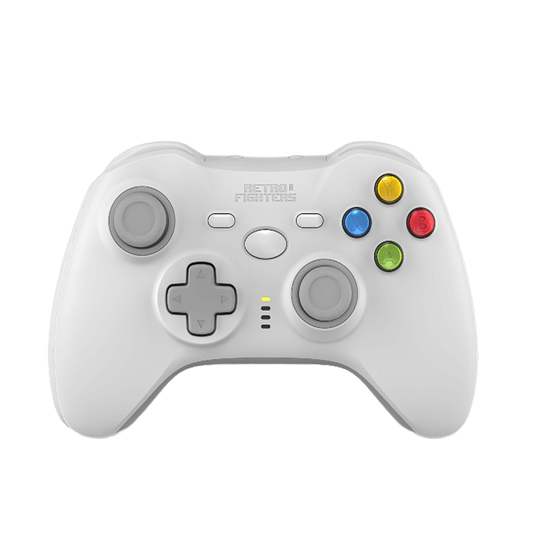 Retro Fighters Hunter 360 ワイヤレスコントローラー PC / Xbox 360 対応 ホールエフェクトセンサー搭載 2.4GHz 無線 USB-C充電 ドリフト防止 ホワイト