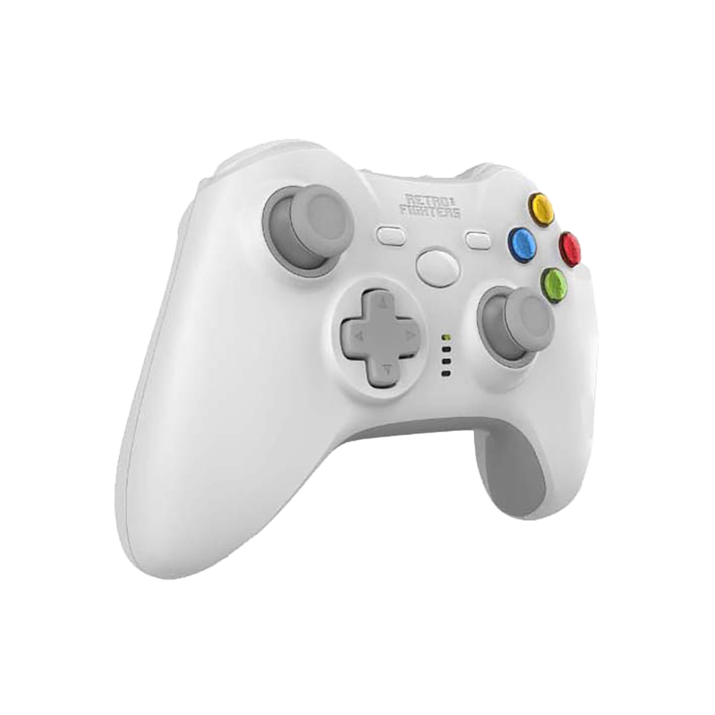 Retro Fighters Hunter 360 ワイヤレスコントローラー PC / Xbox 360 対応 ホールエフェクトセンサー搭載 2.4GHz 無線 USB-C充電 ドリフト防止 ホワイト