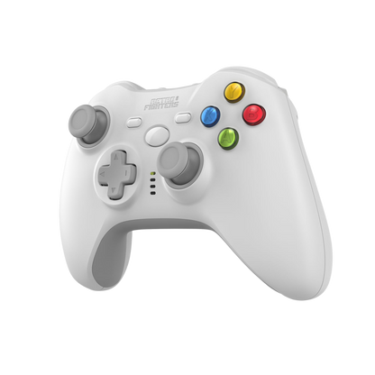 Retro Fighters Hunter 360 ワイヤレスコントローラー PC / Xbox 360 対応 ホールエフェクトセンサー搭載 2.4GHz 無線 USB-C充電 ドリフト防止 ホワイト