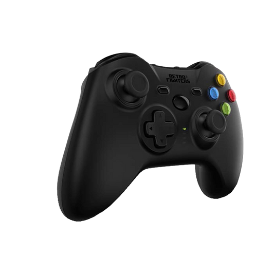 Retro Fighters Hunter 360 ワイヤレスコントローラー PC / Xbox 360 対応 ホールエフェクトセンサー搭載 2.4GHz 無線 USB-C充電 ドリフト防止 ブラック