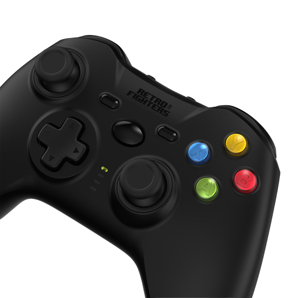 Retro Fighters Hunter 360 ワイヤレスコントローラー PC / Xbox 360 対応 ホールエフェクトセンサー搭載 2.4GHz 無線 USB-C充電 ドリフト防止 ブラック