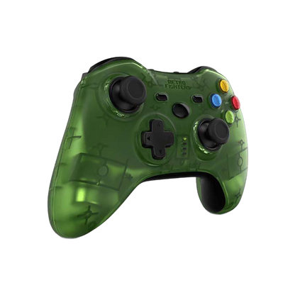 Retro Fighters Hunter 360 ワイヤレスコントローラー PC / Xbox 360 対応 ホールエフェクトセンサー搭載 2.4GHz 無線 USB-C充電 ドリフト防止 クリアグリーン