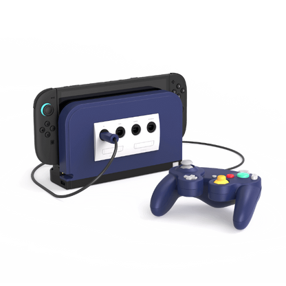 Retro Fighters Battle Dock for Switch2｜Nintendo Switch 2用 GameCube コントローラーアダプター 4ポート接続 超低遅延 交換式フェイスプレート4色付属 [BATTLEDOCK]