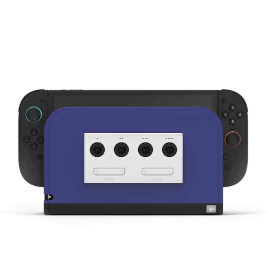 Retro Fighters Battle Dock for Switch2｜Nintendo Switch 2用 GameCube コントローラーアダプター 4ポート接続 超低遅延 交換式フェイスプレート4色付属 [BATTLEDOCK]