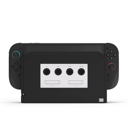 Retro Fighters Battle Dock for Switch2｜Nintendo Switch 2用 GameCube コントローラーアダプター 4ポート接続 超低遅延 交換式フェイスプレート4色付属 [BATTLEDOCK]