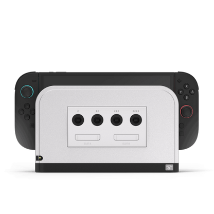 Retro Fighters Battle Dock for Switch2｜Nintendo Switch 2用 GameCube コントローラーアダプター 4ポート接続 超低遅延 交換式フェイスプレート4色付属 [BATTLEDOCK]