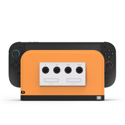 Retro Fighters Battle Dock for Switch2｜Nintendo Switch 2用 GameCube コントローラーアダプター 4ポート接続 超低遅延 交換式フェイスプレート4色付属 [BATTLEDOCK]