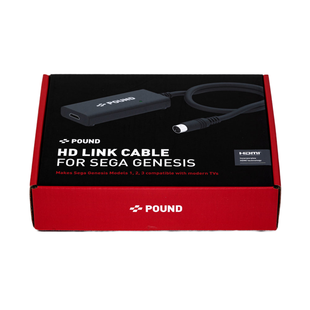 Pound HD Link Cable for Genesis / Mega Drive SEGAの名作ゲームをHDMIで甦らせる高画質HDケーブル！