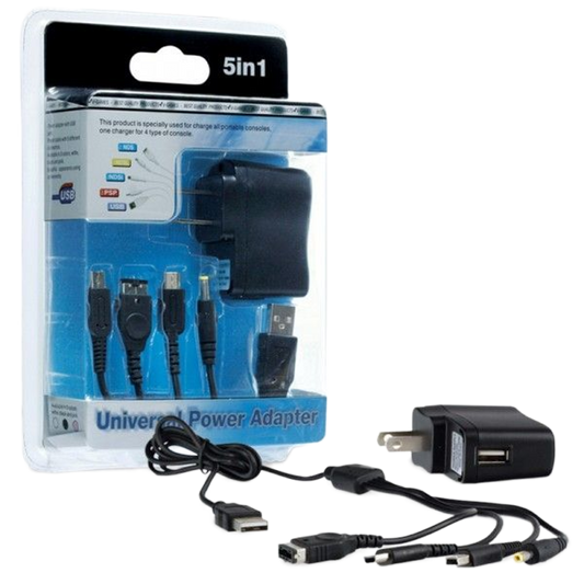 Hyperkin 5-in-1 ユニバーサルパワーアダプター – DS™ / DS Lite™ / DSi™ / PSP™ / USB対応
