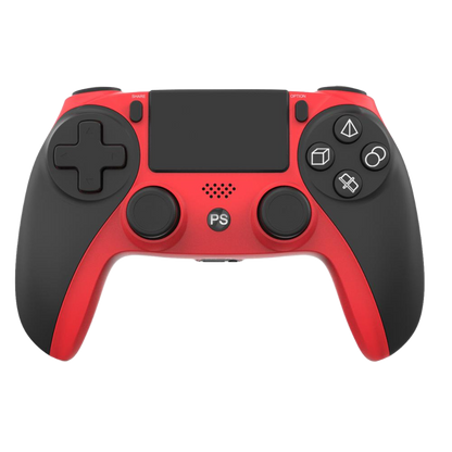 【SALE】PS4専用 ワイヤレス ゲームコントローラ レッド/ Wireless Game Controller For PS4 RED サードパーティー社製