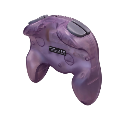 Hyperkin Admiral N64対応 ワイヤレスコントローラー プレミアムBT Nintendo Switch/Switch Lite/PC/Android対応 Bluetooth接続 振動機能 メモリーパック転送機能付 アドミラル【クリアパープル】