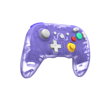 RETRO FIGHTERS BattlerGC Pro ワイヤレスコントローラー｜Nintendo GameCube®・Switch®・Wii®・PC対応｜デュアルワイヤレス（2.4GHz & Bluetooth）｜ホールエフェクトスティック & Kailh®スイッチ搭載｜クリア