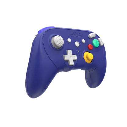 RETRO FIGHTERS BattlerGC Pro ワイヤレスコントローラー｜Nintendo GameCube®・Switch®・Wii®・PC対応｜デュアルワイヤレス（2.4GHz & Bluetooth）｜ホールエフェクトスティック & Kailh®スイッチ搭載｜パープル