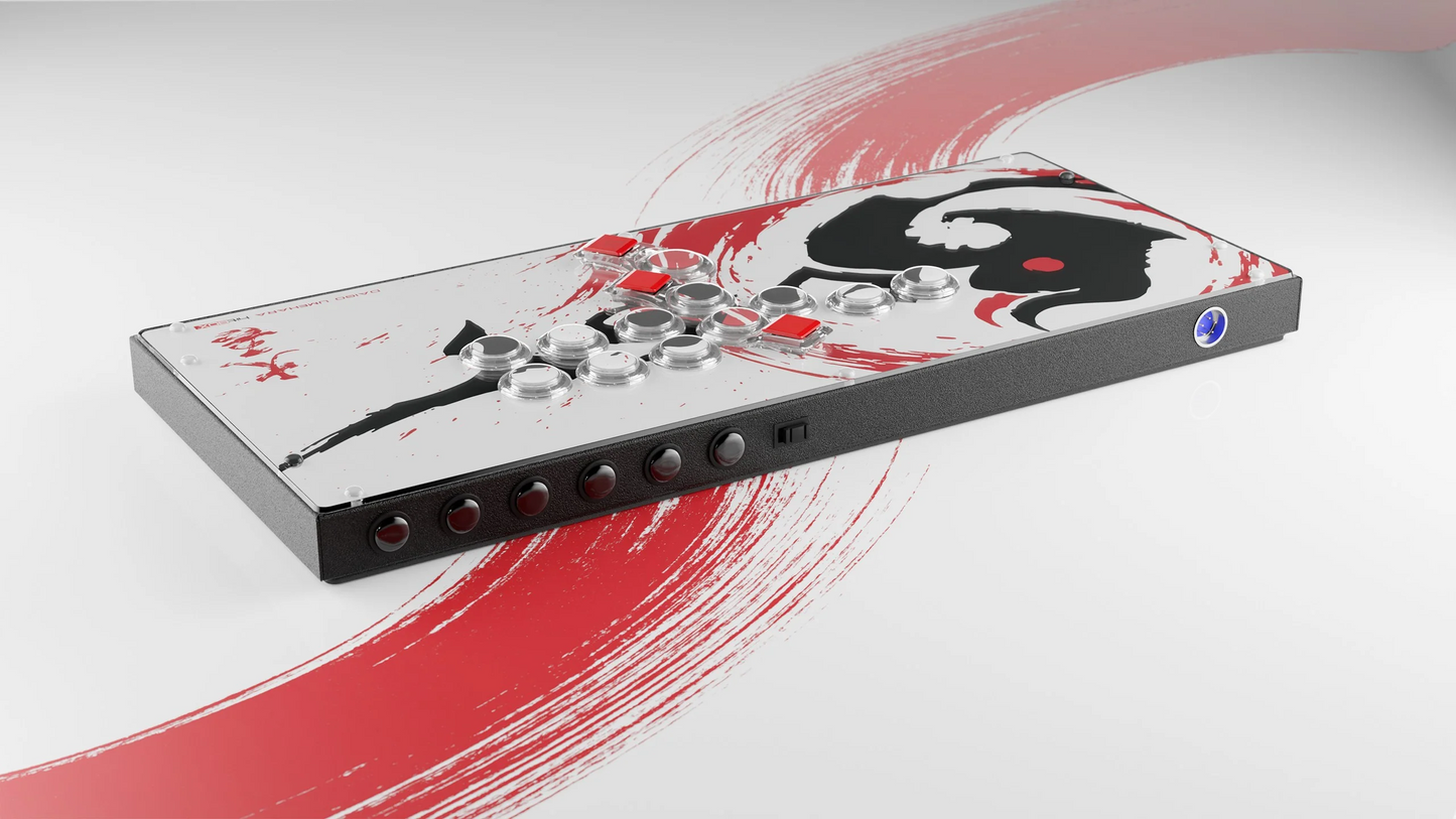 Hit Box PC Beast Box｜PC専用 梅原大吾コラボ 全ボタン式アーケードコントローラー C.O.M.B.O.サイレントボタン搭載 0.3mm高速反応 27mmスリム設計 FGCアダプター対応【予約品】【7月1日出荷予定】