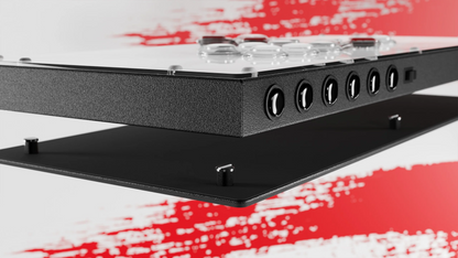 Hit Box PC Beast Box｜PC専用 梅原大吾コラボ 全ボタン式アーケードコントローラー C.O.M.B.O.サイレントボタン搭載 0.3mm高速反応 27mmスリム設計 FGCアダプター対応【予約品】【7月1日出荷予定】
