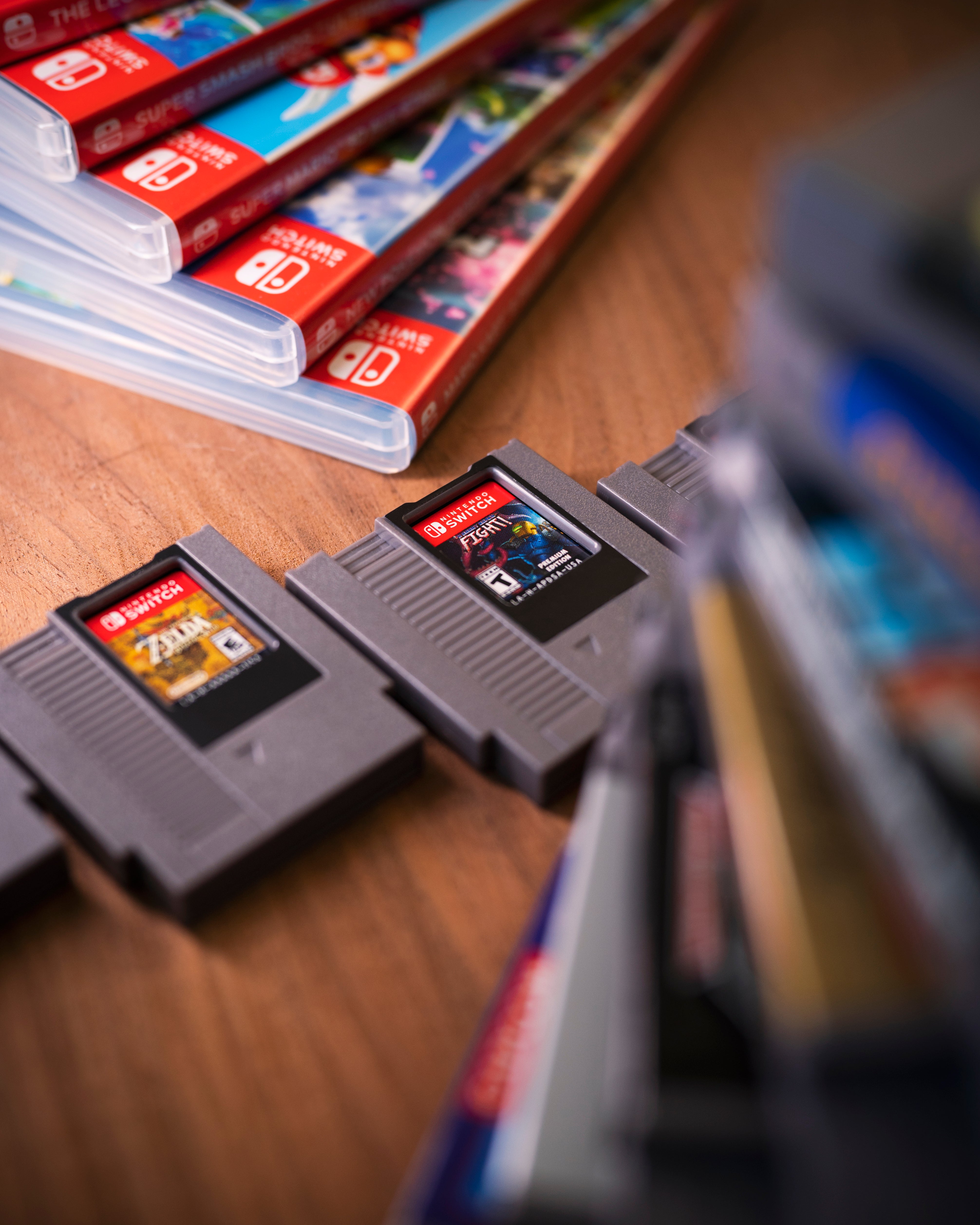 RETRO FIGHTERS｜NES風 Nintendo Switch™ ゲームケース｜最大8本